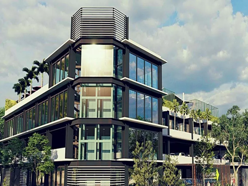 නවීන වාණිජ නවාතැන් සඳහා වානේ ව්‍යුහ ව්‍යාපාරික හෝටලයක් තෝරා ගන්නේ ඇයි?